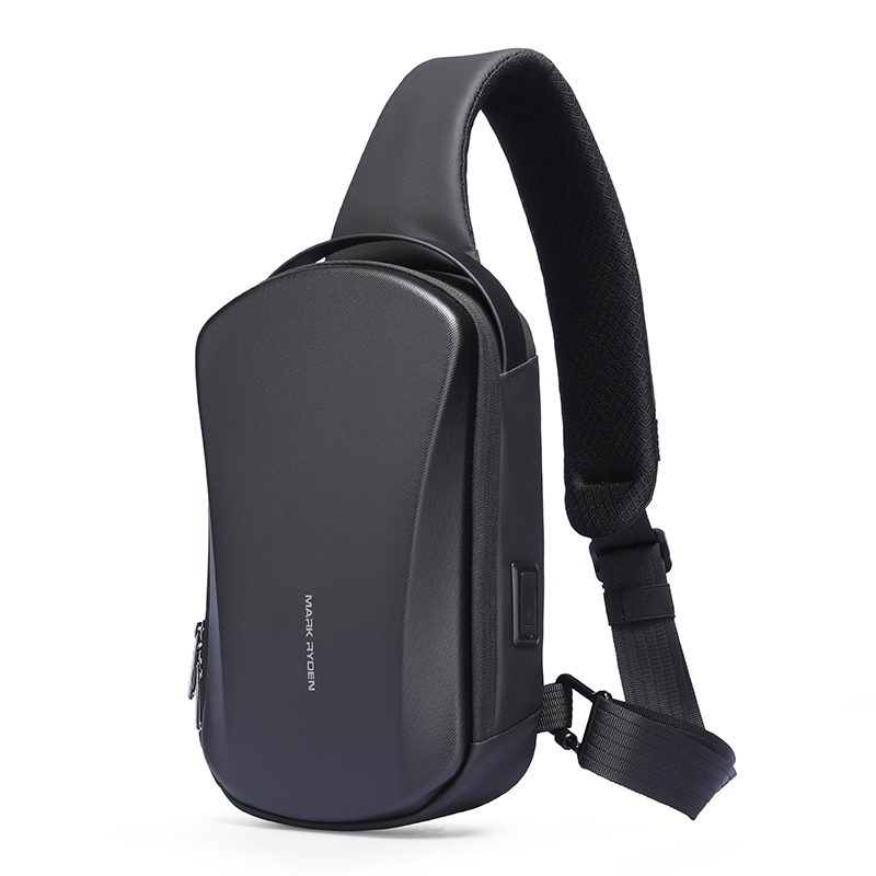 The Ratio Arc Mini Waterproof Crossbody Bag with USB Port for Daily Use
