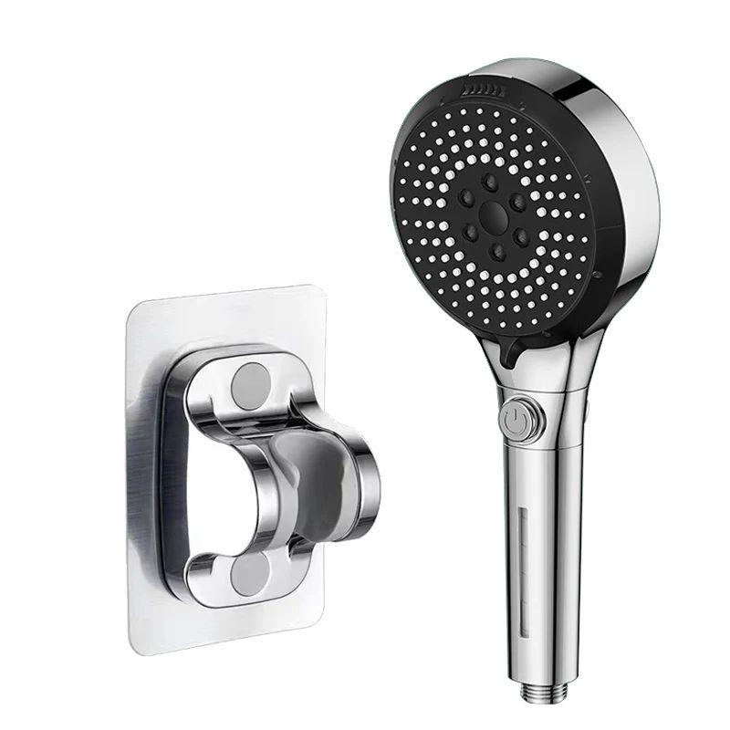 High Pressure Shower Head 6 Mode Adjustable Multifunction Handheld