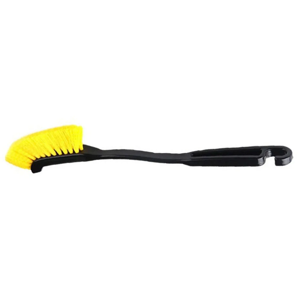 Car Wheel Tire Rim Brush, Curved Head, Flexible Truck Wheel Hub Wash, Deep Cleaning Brushes Hand Tools