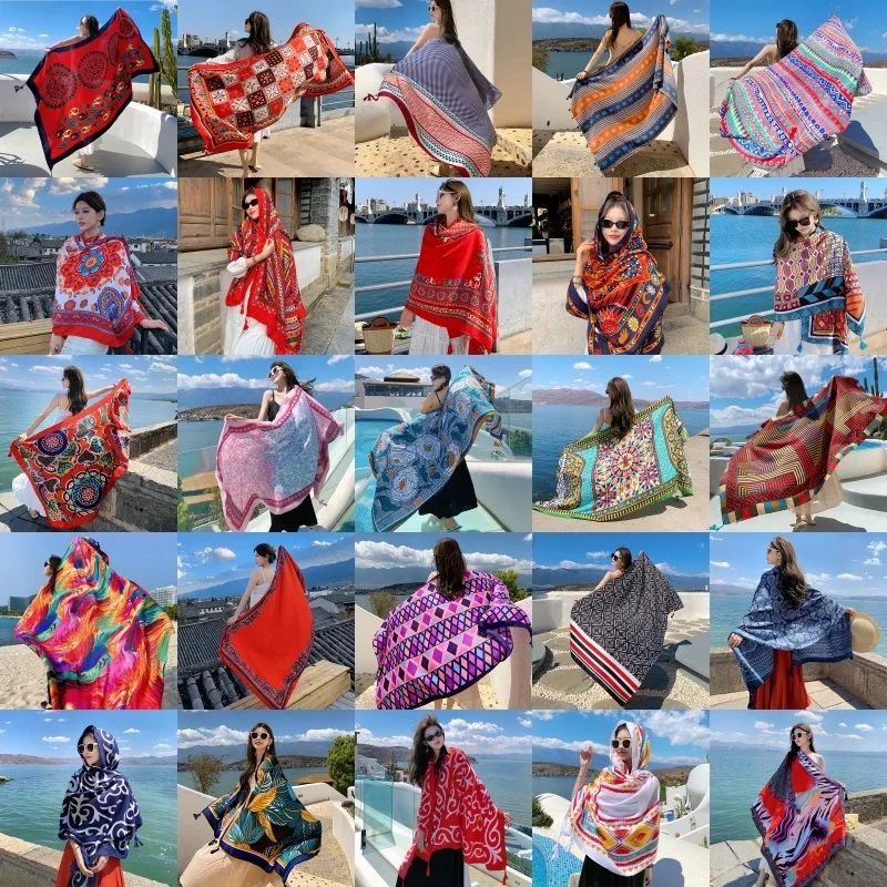 Large Beach Sarong Shawl Wrap Scarf