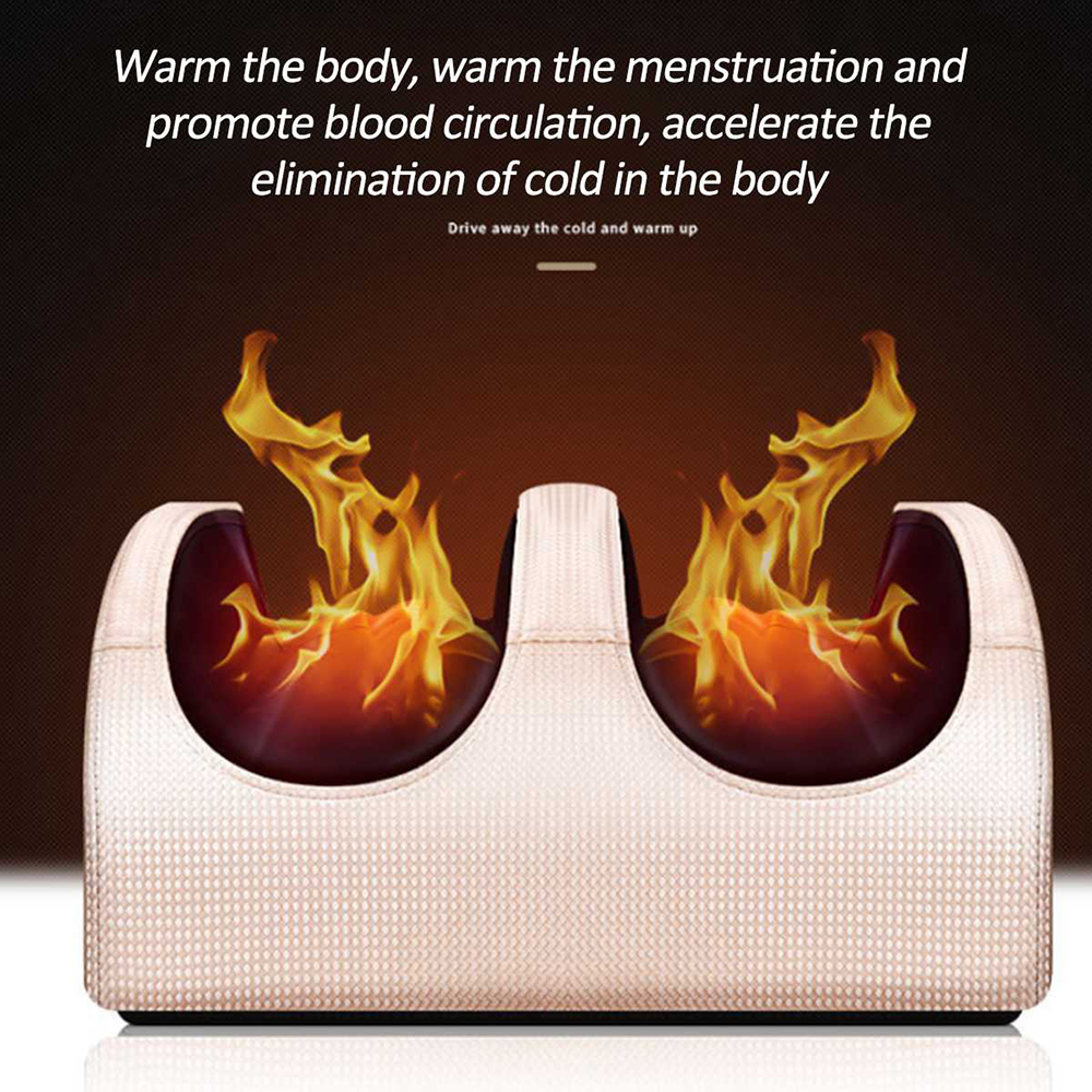 Rolling Shiatsu Calf Health Care Therapy, Deep Tissue Muscles Relieve Fatigue Machine, Infrared Heating Foot Massager