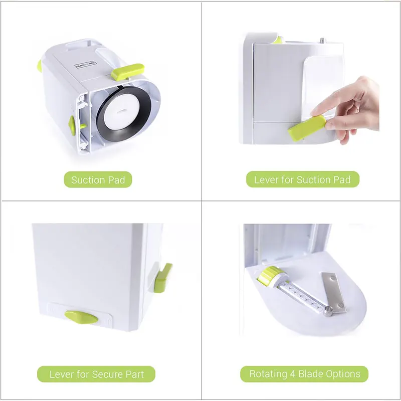 Vegetable Spiralizer with Suction Cup Zucchini Noodle Maker & Veggie Cutter