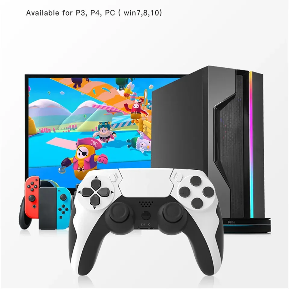 Wireless Controller Bluetooth Game Pad with Double Vibration