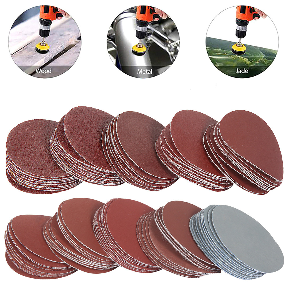 Sandpaper Sander Disc Set, Sanding Discs with Backer for Polishing, Cleaning, Abrasive Tool Clean