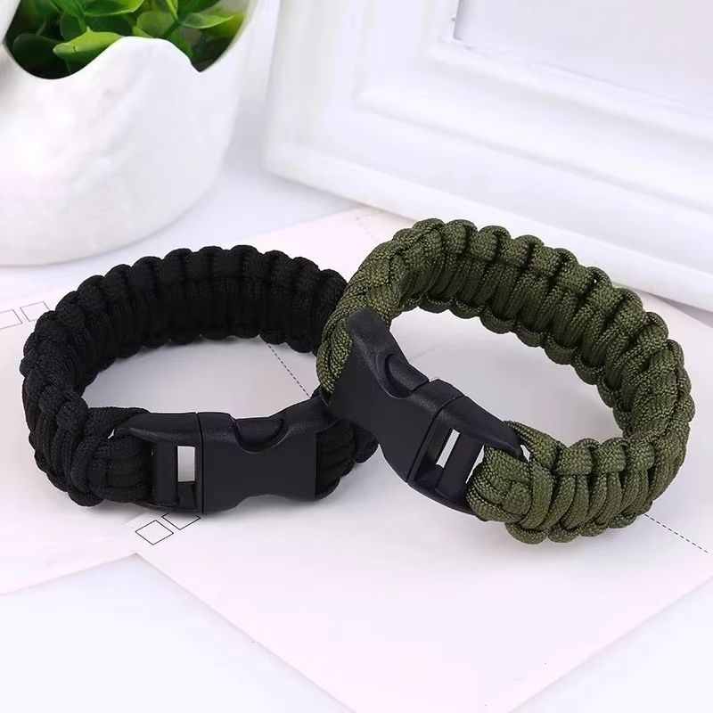 9 in Seven Core Paracord Survival Bracelet Outdoor Emergency EDC Rope Tool