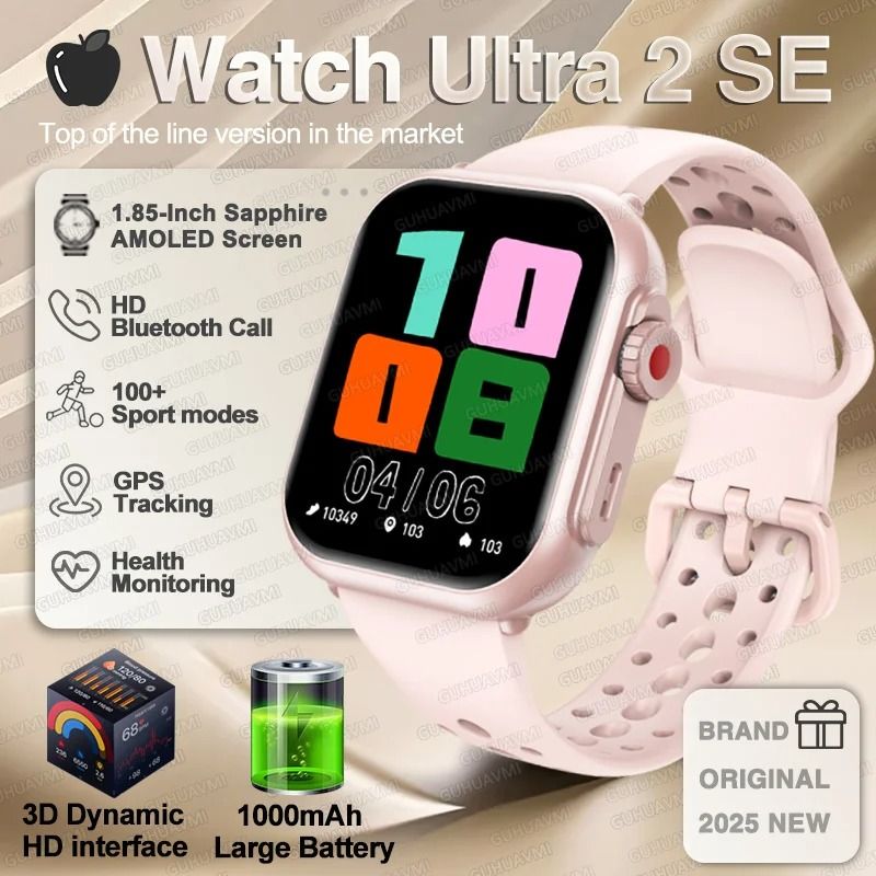 UltraSync AMOLED Smart Watch GPS Bluetooth Call Waterproof Fitness Watch