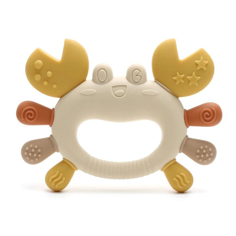 Crab-Shaped Kids Silicone Teether