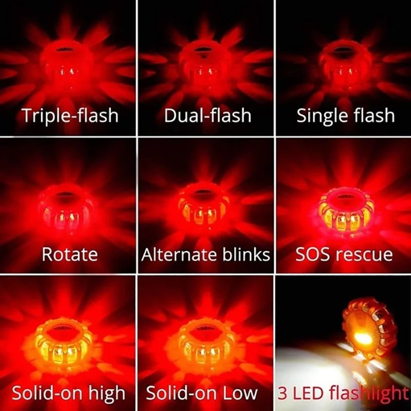 Professional LED Road Flare and Emergency Safety Warning Light