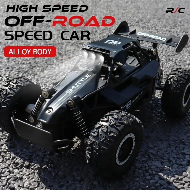 High-Speed 1 16 RC Off-Road Car 20KM/H with LED Lights and 2.4G Remote Control
