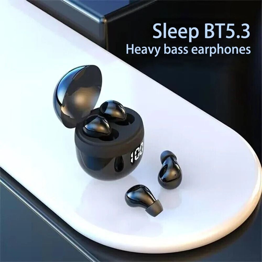 Mini Invisible Wireless Headphones with Noise Cancellation and HD Audio