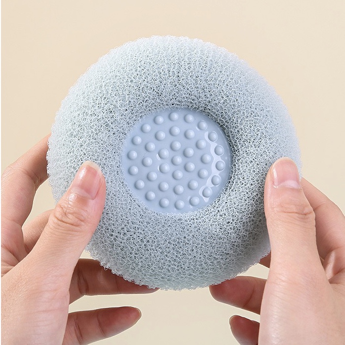 Back Ball Brush, Soft Hair Bath Brush, Mud Body Brush, Sucker Shower Scrubber