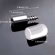 Self-Tapping Cabinet Shelf Support Screws Integrated Laminate Holders with Non-Slip Sleeves 10/20 Sets