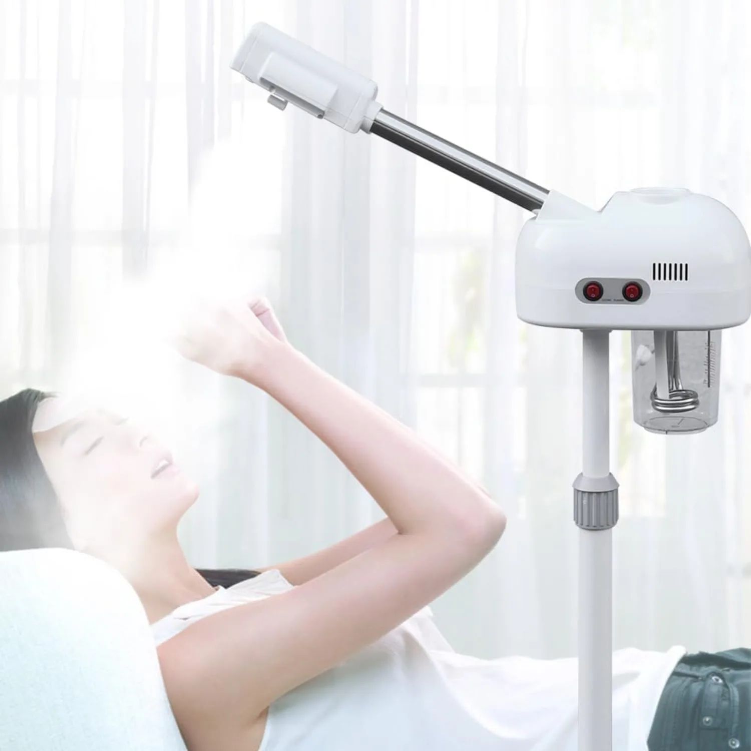 360° Pro Facial Steamer for Deep Pore Cleansing & Hydrated Glow