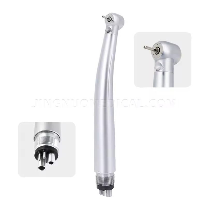 LED Dental High Speed Handpiece with Push Button and Triple Water Spray