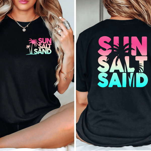 Sun Sand Salt Oversized Beach Shirt Women