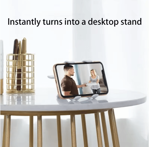 FlexClip 360° Phone Holder Stand – Adjustable Desk Mount & Lazy Mobile Phone Bracket