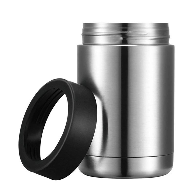 Stainless Steel Beer Bottle Cooler, Double Wall Vacuum Insulated Cold Keeper Can/Bottle Holder, Durable Drink & Bar