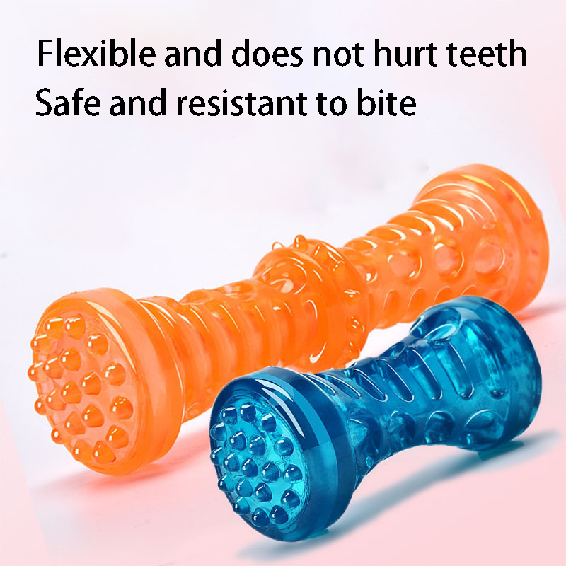 Dental Bone Dog Toothbrush Toy for Chewing and Teething