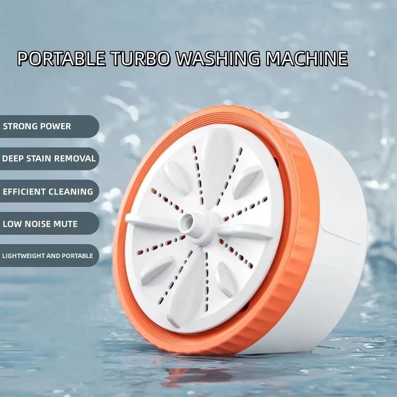 Portable USB Mini Washing Machine with 3 Timer Modes for Socks, Underwear, and Baby Clothes
