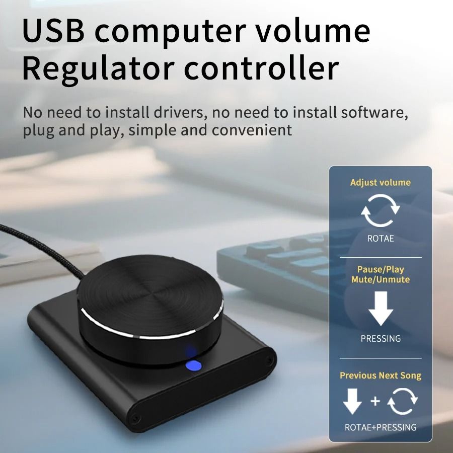 USB Computer Volume Controller Knob Adjuster