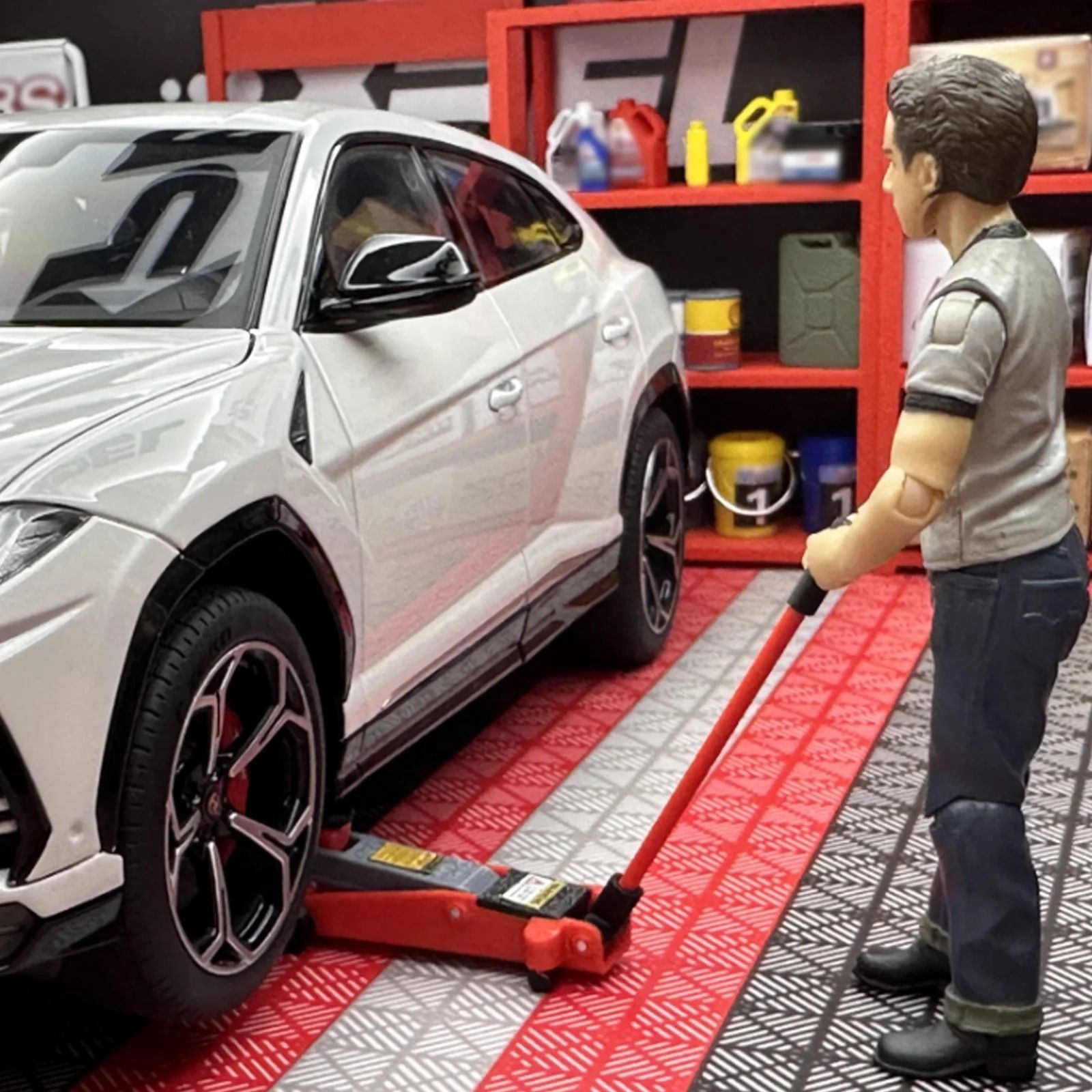 1/18 Scale Diorama Garage Jacks