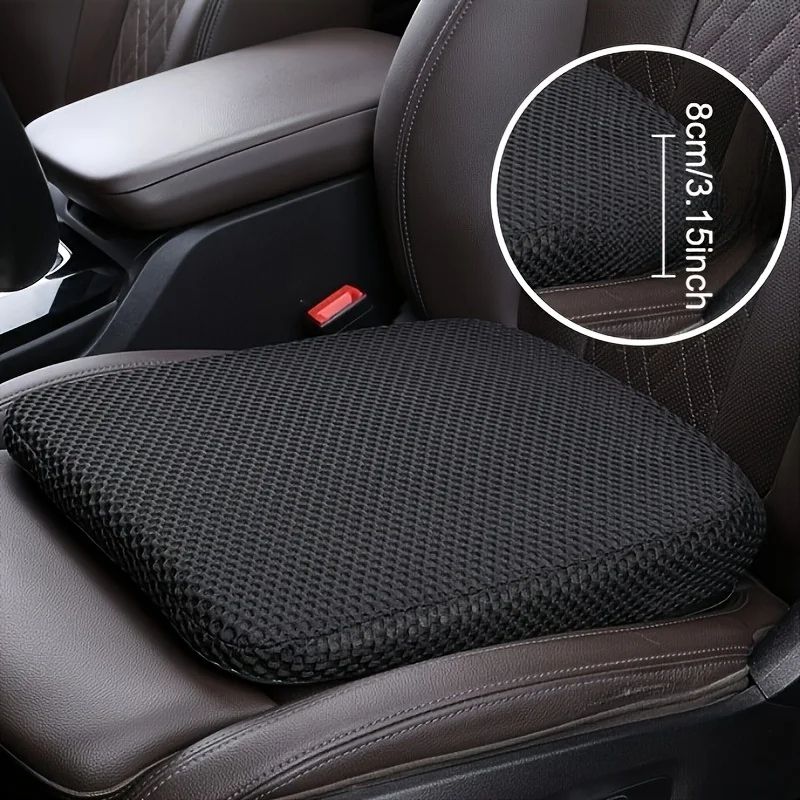 Extra Thick Memory Foam Driving Seat Cushion for Car and Office Comfort