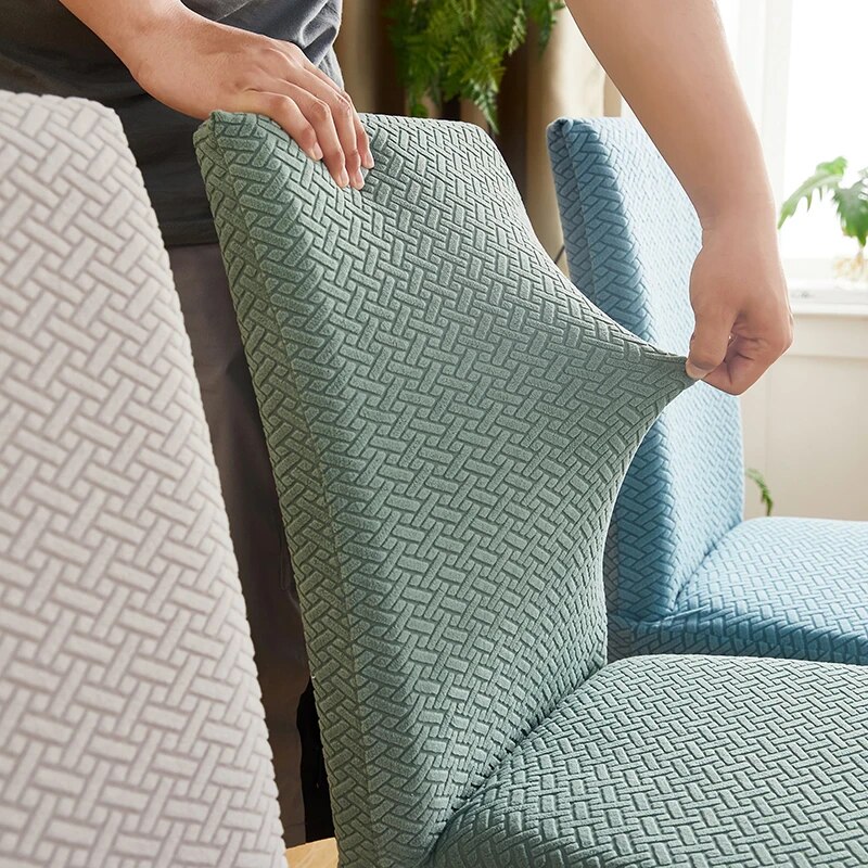 Cheap Elastic Chair Cover, Universal Size for Dining Chairs, Big Elastic Seat Covers for Home Living