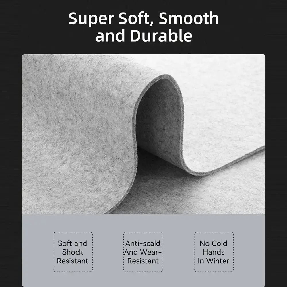 Wool Felt Gaming Desk Mat Non Slip Keyboard Mouse Pad