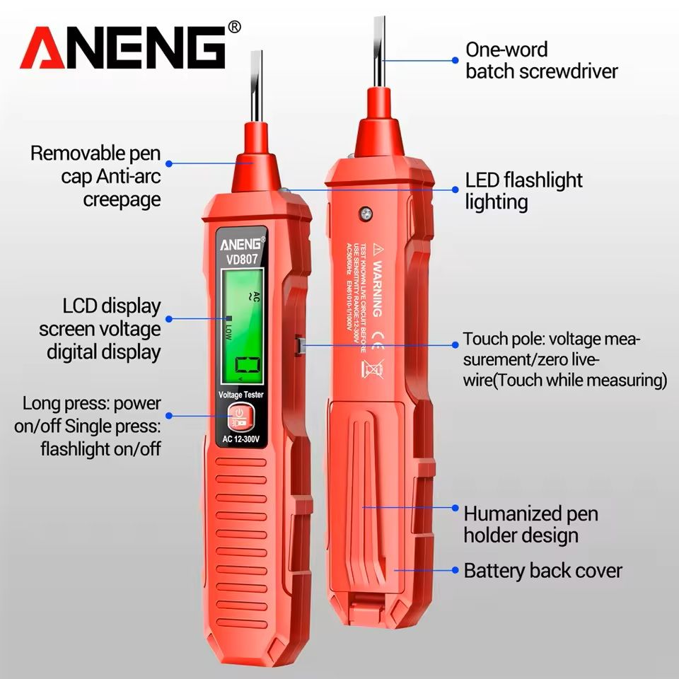 Smart Non Contact Electric Wire Tester Pen