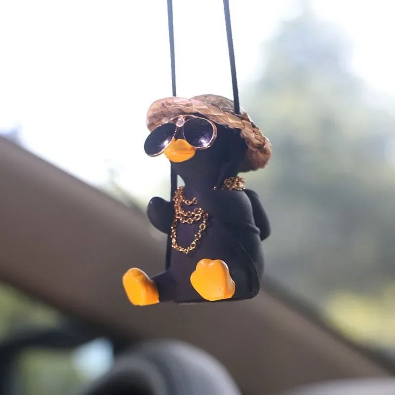 Cool Swinging Duck Interior Car Charm