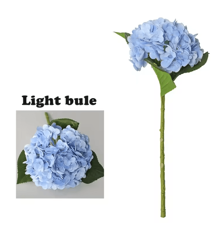 BloomLuxe Real Touch Hydrangea Artificial Flowers