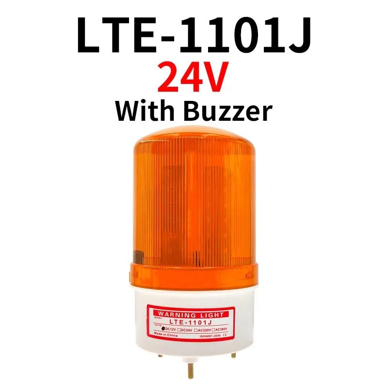 LED Strobe Signal Warning Buzzer Lamp