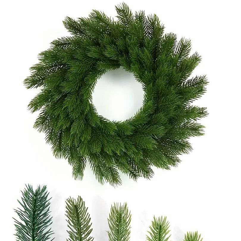 Everlasting Evergreen Pine Holiday Wreath
