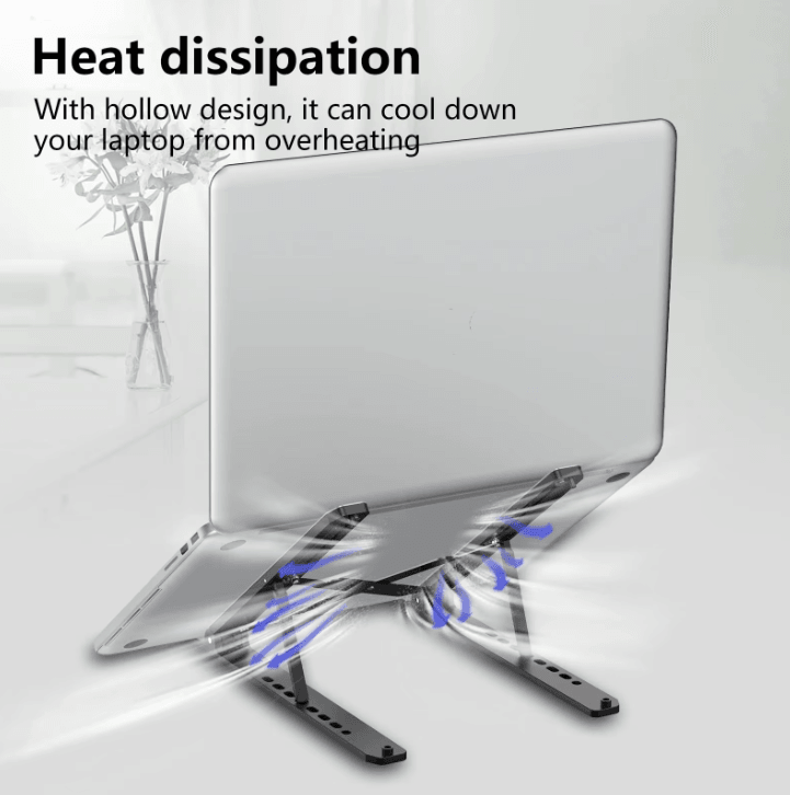 Foldable Portable Laptop Stand Adjustable Cooling Support for Laptop and Tablet