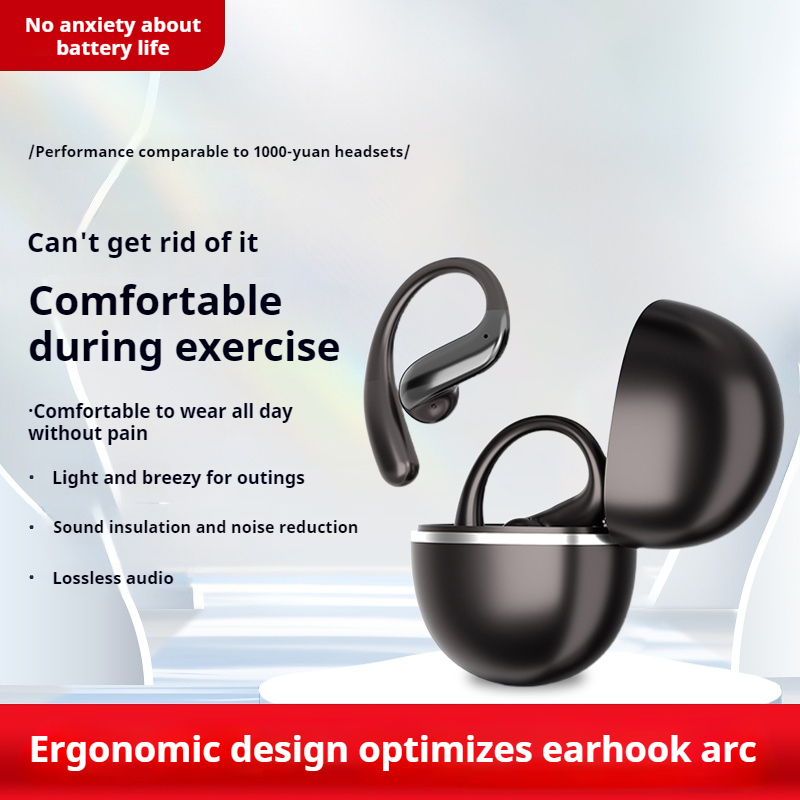 Bluetooth Ear Hook True Wireless Earbuds with Mic