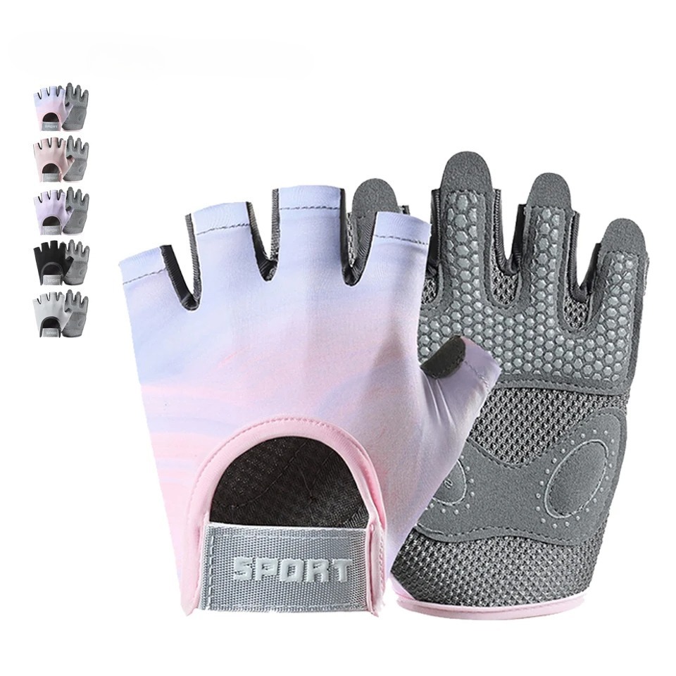 Breathable Anti-Slip Cycling Gloves for Men and Women Half Finger Sports Gear