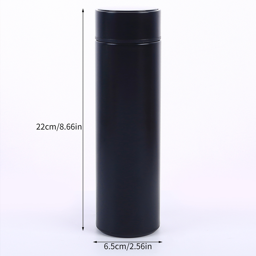 Smart Water Bottle with LED Temperature Display Stainless Steel Insulated Water Flask & Tea Infuser