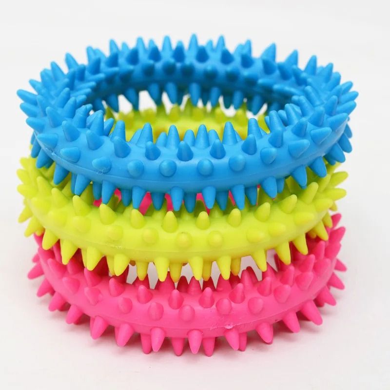 Soft Rubber Dog Chew Bone Toy