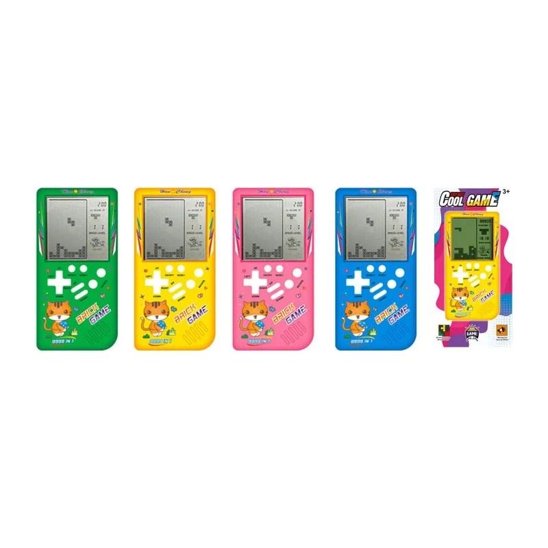 Mini Retro Handheld Brick Game Console for Kids
