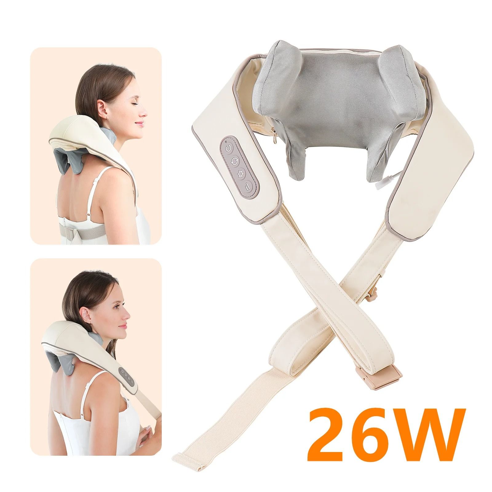 Neck and Shoulder Massager Wireless Back Kneading Massage Shawl