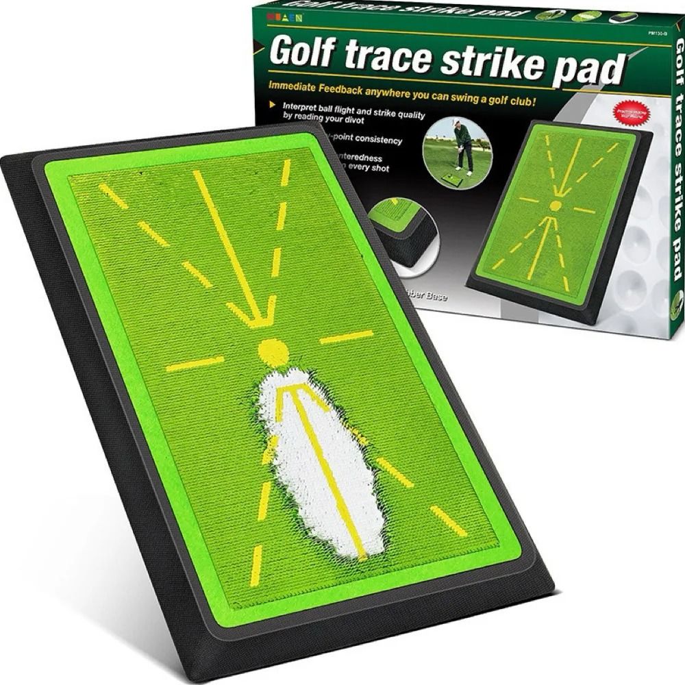 Golf Strike Training Mat – Bead Display Swing Trace Detection Pad – High-Yield Beginner Skill Optimization Hub