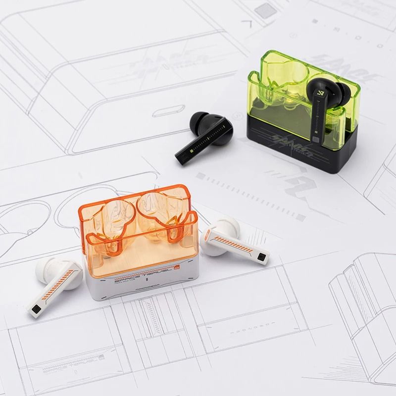 Moondrop Space Travel 2 Wireless Bluetooth Earphones with Active Noise Cancelling and Low Latency Game Mode