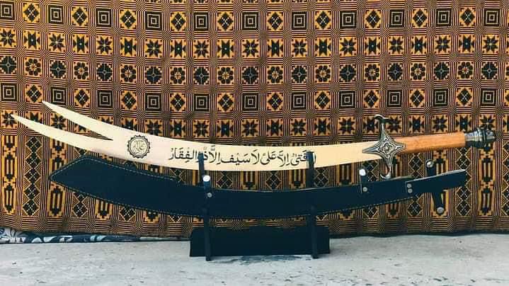 Custom Handmade D2 Steel Zulfiqar Sword. Replica Sword, Movie Sword,