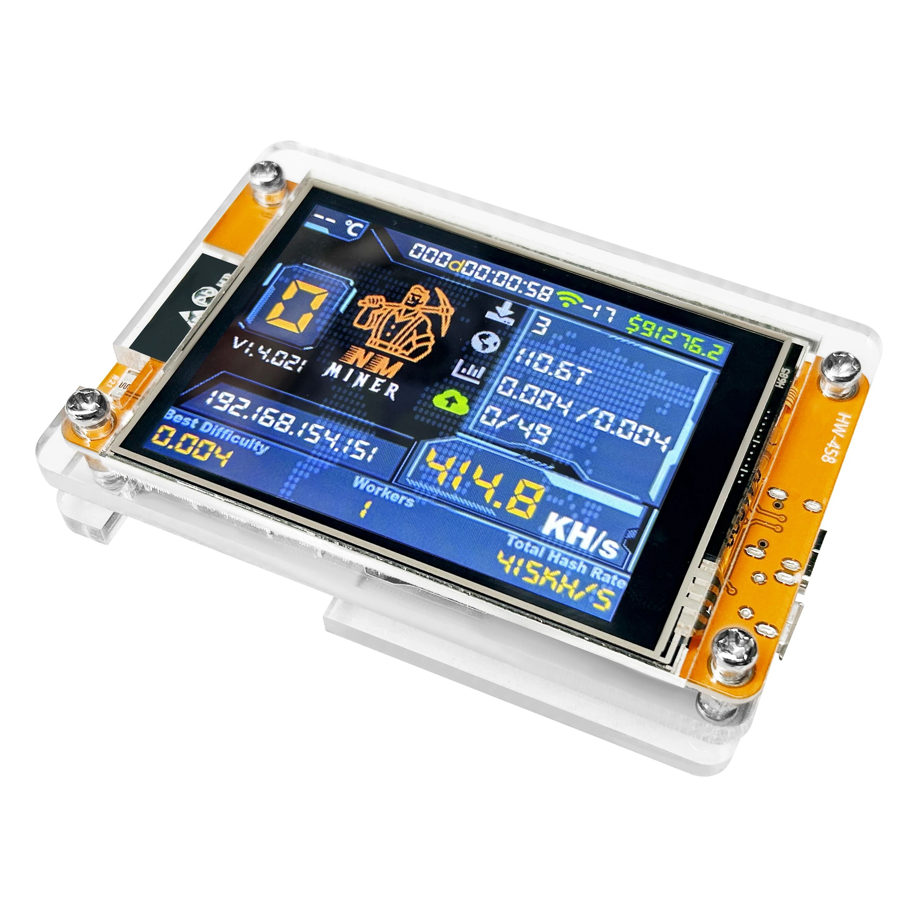 NMMiner NerdMiner V2 ESP32 Smart Display Crypto Miner Module