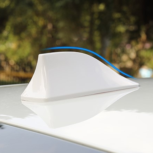 Car Shark Fin Antenna Cover Stylish Replacement for Radio Signal Aerial, Roof Exterior Decoration.