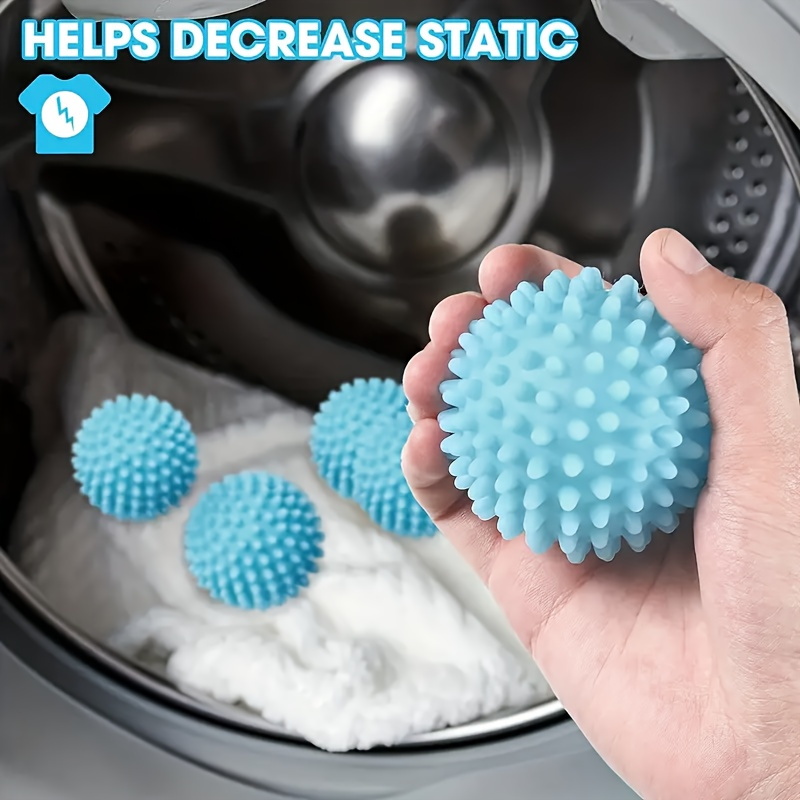 Reusable Laundry Balls Fabric Softener Stain Remover Anti-Tangle Washing Machine Cleaner
