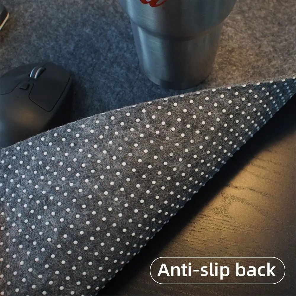 Wool Felt Gaming Desk Mat Non Slip Keyboard Mouse Pad