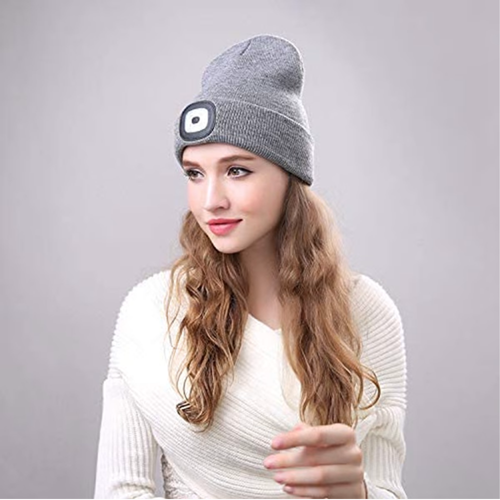 LED Knitted Beanie Hat