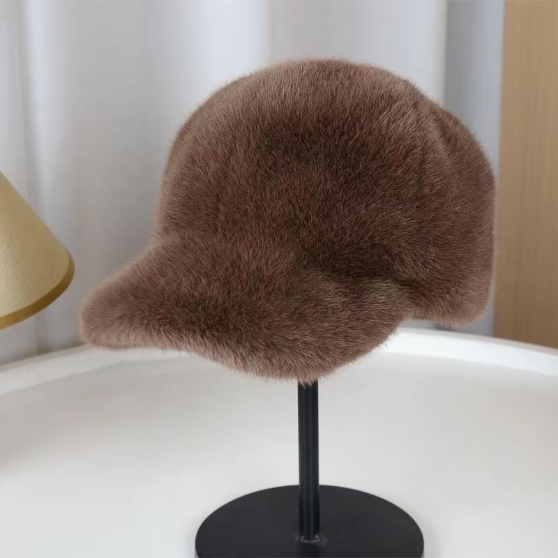 ArcticShield Plush Faux Fur Winter Snapback Hat