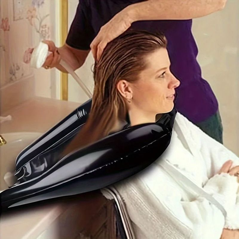Portable Inflatable Shampoo Basin for the Elderly
